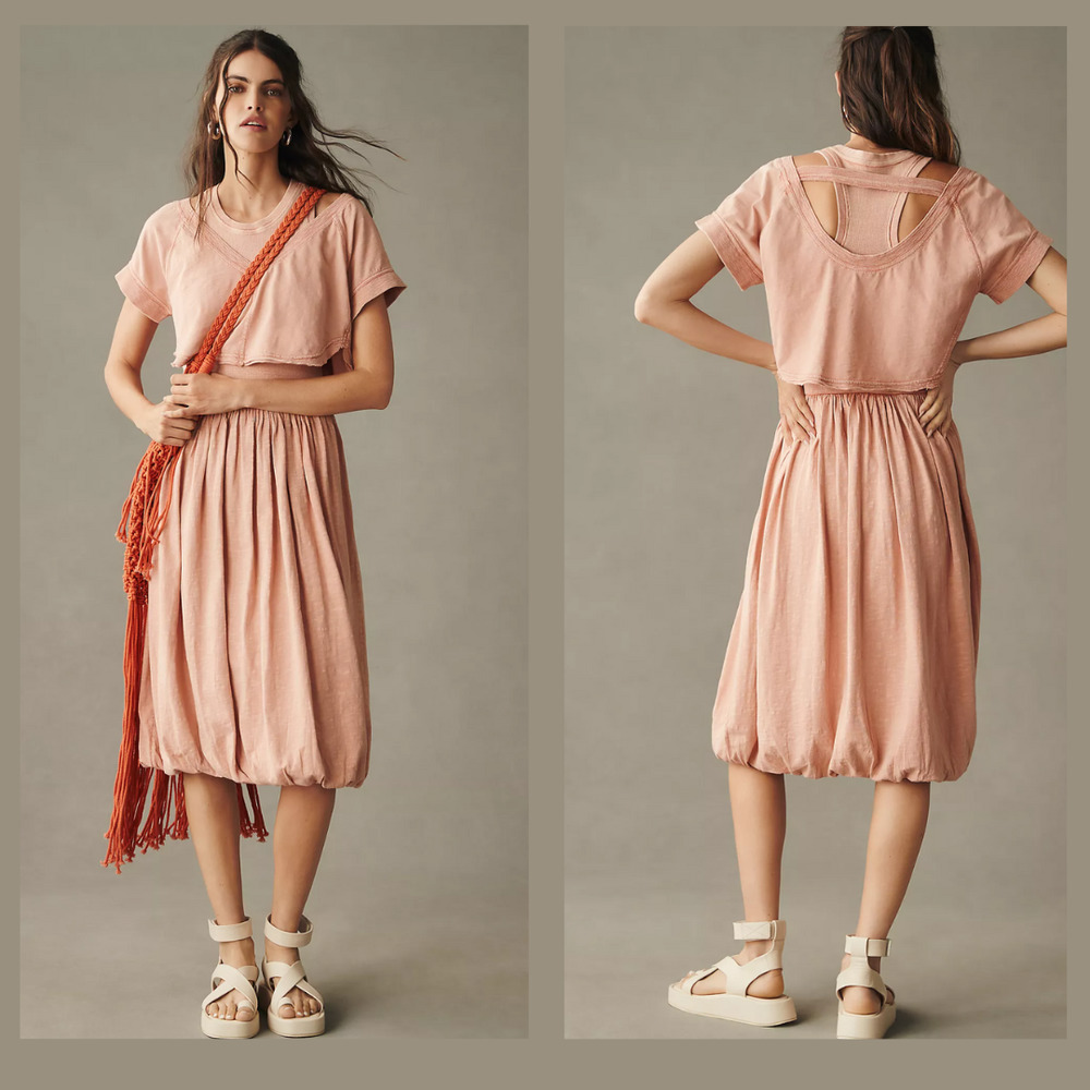 Anthropologie Daily Practice Center Court Dress - New Large